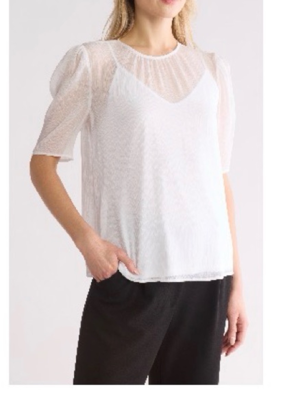 Calvin Klein Sheer Blouse